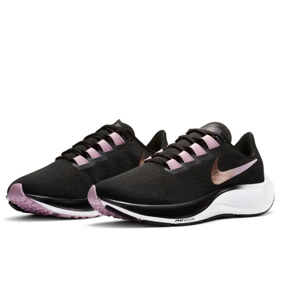 NEW Nike(WMNS) Air Zoom Pegasus 37 'Black Light Arctic Pink' 10 US 42 EUR - Picture 1 of 8